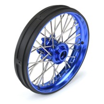 Rueda delantera V2 de aluminio Pro-Spec azul-azul 1/4 Promoto-MX Pro-line PRO283600T1 (3)