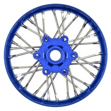 Rueda delantera V2 aluminio Pro-Spec azul 1/4