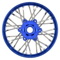 Pro-line 1-4 Pro-Spec Aluminum V2 Bead Front Wheel Blue-Blue : Promoto-SM PRO284700T1