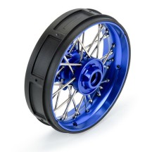 Rueda delantera V2 de aluminio Pro-Spec azul-azul 1/4 Promoto-SM Pro-line PRO284700T1 (2)