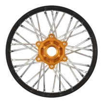 Rueda trasera V2 aluminio Pro-Spec negro-dorado 1/4