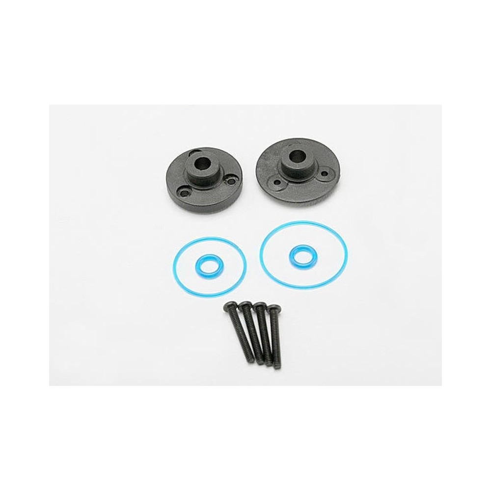 Tapas de cubierta de diferencial delantero y trasero Traxxas TRX7080 Tapas de cubierta de diferencial delantero y trasero Traxxas TRX7080