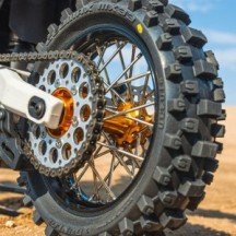 Pro-line 1-4 Pro-Spec Aluminum V2 Bead Rear Wheel Black-Gold : Promoto-MX PRO283700T3
