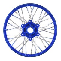 Pro-line 1-4 Pro-Spec Aluminum V2 Bead Rear Wheel Blue-Blue : Promoto-MX PRO283700T1