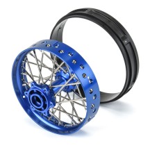 Rueda trasera V2 aluminio Pro-Spec azul 1/4