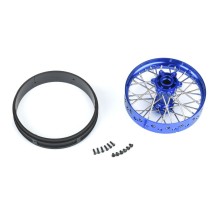 Rueda trasera V2 aluminio Pro-Spec azul 1/4