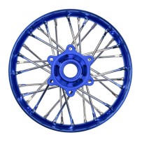 Pro-line 1-4 Pro-Spec Aluminum V2 Bead Rear Wheel Blue-Blue : Promoto-SM PRO284800T1