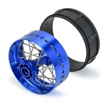 Rueda trasera V2 aluminio Pro-Spec azul 1/4