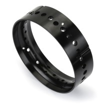 Llanta delantera aluminio Pro-Spec negra 1/4 Pro-line