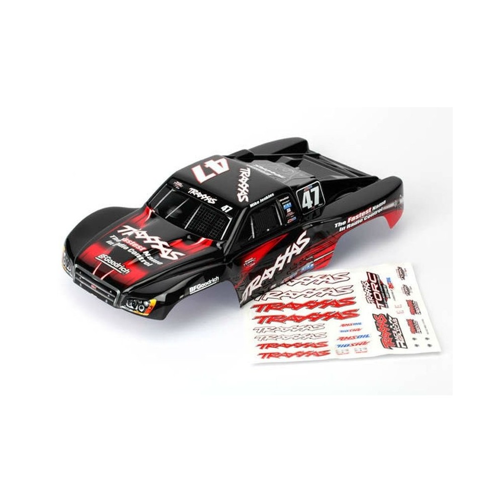 Carrocería Mike Jenkins número 47 1/16 Slash pintada con calcomanías aplicadas Traxxas TRX7085 Carrocería Mike Jenkins número 47 1/16 Slash pintada con calcomanías aplicadas Traxxas TRX7085