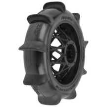 Pro-line 1-4 Roost MX Sand-Snow Paddle Rear Tire MTD Black : PROMOTO-MX PRO1023810