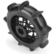Pro-line 1-4 Roost MX Sand-Snow Paddle Rear Tire MTD Black : PROMOTO-MX PRO1023810
