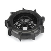 Pro-line 1-4 Roost MX Sand-Snow Paddle Rear Tire MTD Black : PROMOTO-MX PRO1023810