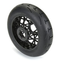 Pro-line 1-4 Supermoto 2.0 S3 Rear Tire MTD Black Supermoto Wheel: MX-SM PRO1024510