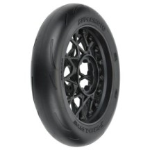 Pro-line 1-4 Supermoto S3 Motorcycle Front Tire MTD Black : Promoto-MX-SM PRO1022210