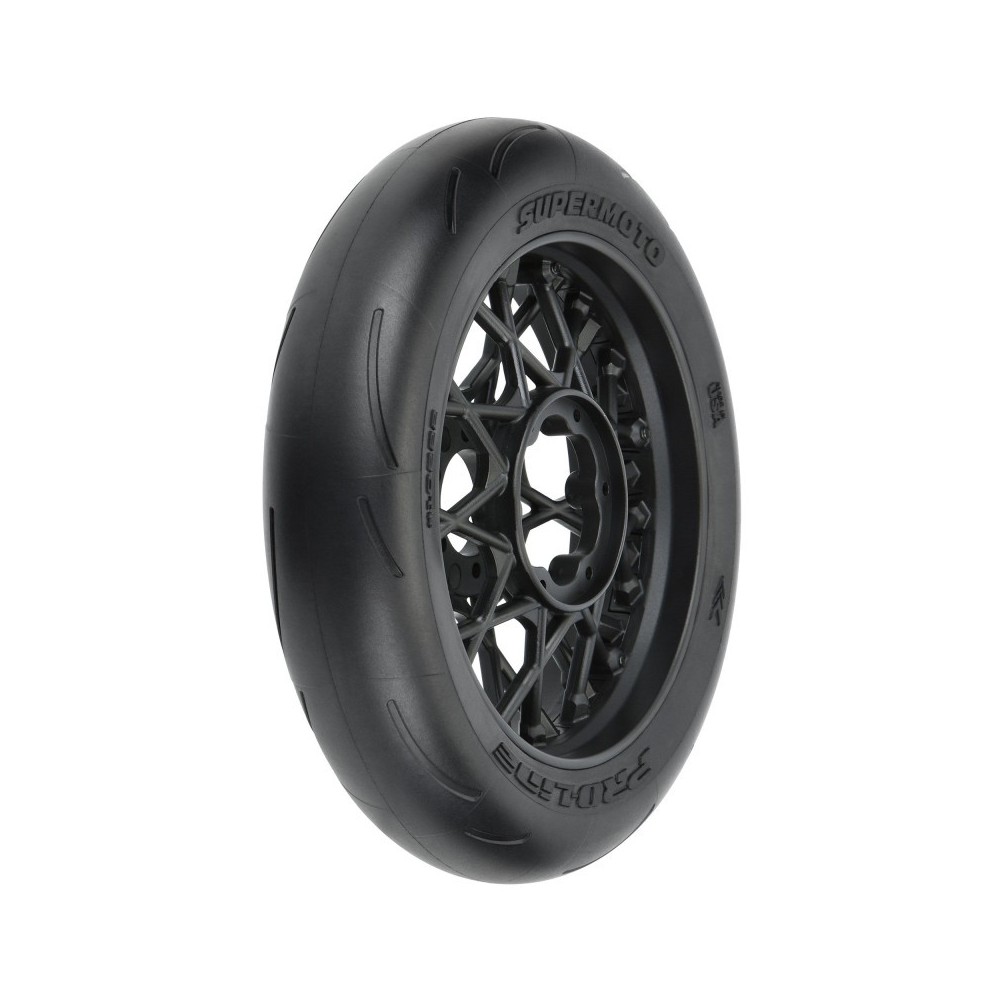 Pro-line 1-4 Supermoto S3 Motorcycle Front Tire MTD Black : Promoto-MX-SM PRO1022210 Pro-line 1-4 Supermoto S3 Motorcycle Front Tire MTD Black : Promoto-MX-SM PRO1022210