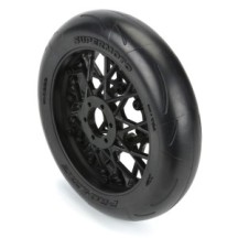 Pro-line 1-4 Supermoto S3 Motorcycle Front Tire MTD Black : Promoto-MX-SM PRO1022210