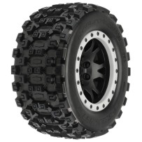 Pro-line 1-5 Badlands MX43 Pro-Loc F-R X-MAXX MTD 24mm Blk-Gry Impulse PRO1013113