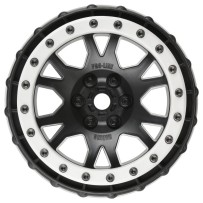 Pro-line 1-5 Impulse Pro-Loc Front-Rear 24mm X-MAXX Wheels Black-Gray PRO276303