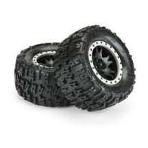 Pro-line 1-5 Trencher Pro-Loc F-R 4.3 X-MAXX MTD 24mm Blk-Gry Impulse PRO1015113