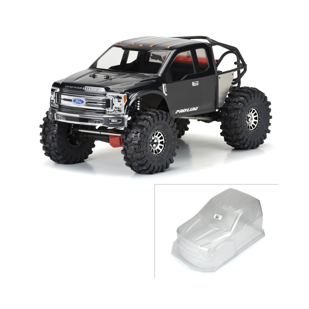 Pro-line 1-6 2017 Ford F-250 Super Duty Cab-Only Clear Body: SCX6 PRO361600 Pro-line 1-6 2017 Ford F-250 Super Duty Cab-Only Clear Body: SCX6 PRO361600
