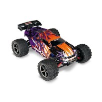 Traxxas E-Revo VXL: 1/16-Scale 4WD Brushless Monster Truck TQi Traxxas Link Enabled 2.4GHz & TSM - Purple TRX71076-8PRPL