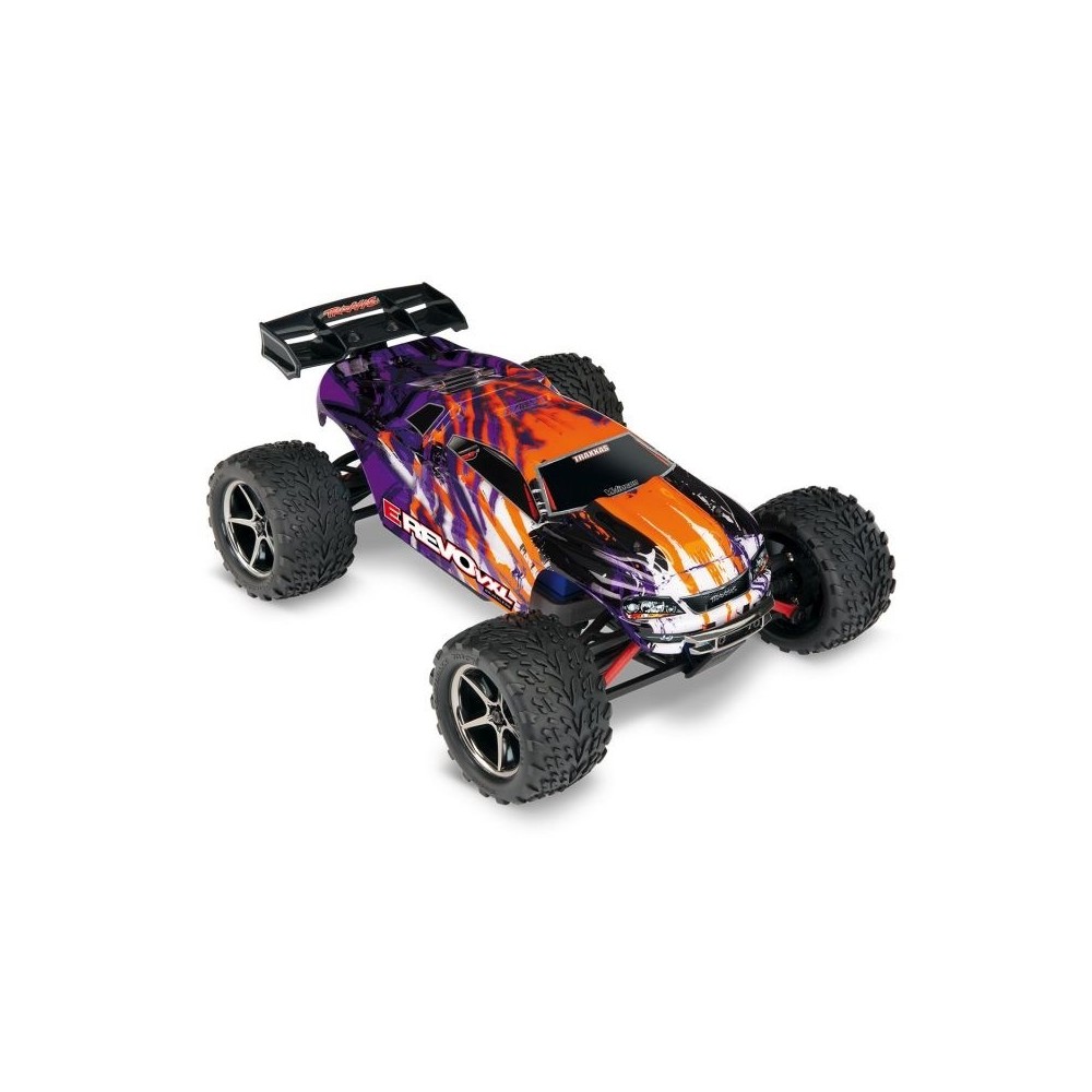 Traxxas E-Revo VXL: 1/16-Scale 4WD Brushless Monster Truck TQi Traxxas Link Enabled 2.4GHz & TSM - Purple TRX71076-8PRPL Traxxas E-Revo VXL: 1/16-Scale 4WD Brushless Monster Truck TQi Traxxas Link Enabled 2.4GHz & TSM - Purple TRX71076-8PRPL