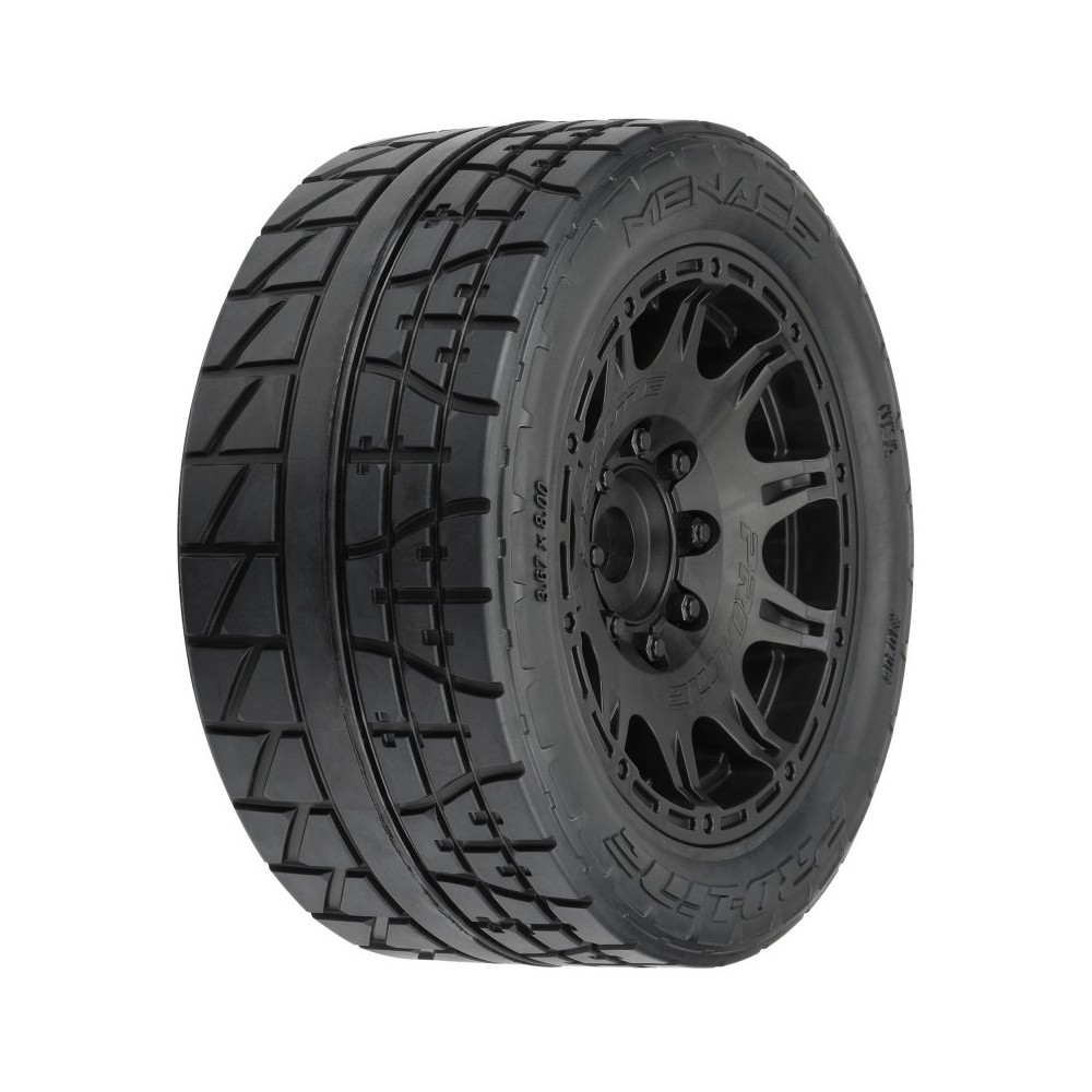 Pro-line 1-6 Menace HP BELTED F-R 5.7 MT Tires Mounted 24mm Blk Raid PRO1020510 Pro-line 1-6 Menace HP BELTED F-R 5.7 MT Tires Mounted 24mm Blk Raid PRO1020510