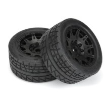 Pro-line 1-6 Menace HP BELTED F-R 5.7 MT Tires Mounted 24mm Blk Raid PRO1020510