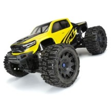 Pro-line 1-6 Trencher F-R 5.7” Tires Mounted 24mm Black Raid 8x48 Hex PRO1024010