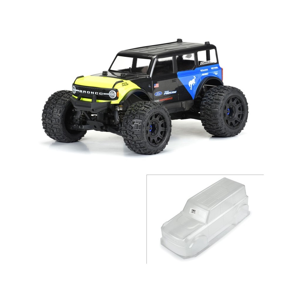Pro-line 1-8 2021 Ford Bronco Clear Body: MAXX E-REVO 2.0 PRO359400 Pro-line 1-8 2021 Ford Bronco Clear Body: MAXX E-REVO 2.0 PRO359400