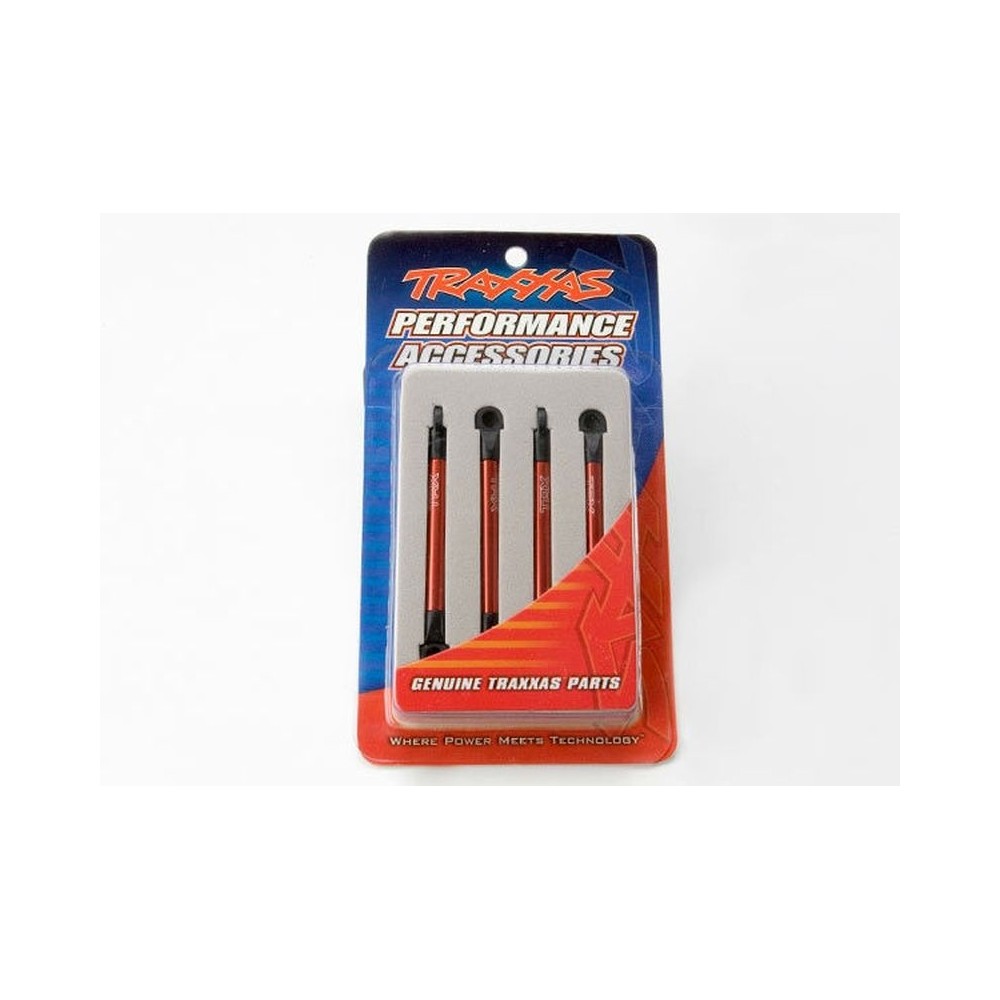 Tirantes aluminio anodizado rojo 4 unidades Traxxas TRX7118X Tirantes aluminio anodizado rojo 4 unidades Traxxas TRX7118X
