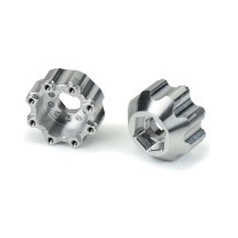 Adaptadores hexágono 8x32 a 17mm offset 1/2 aluminio Pro-line PRO635300