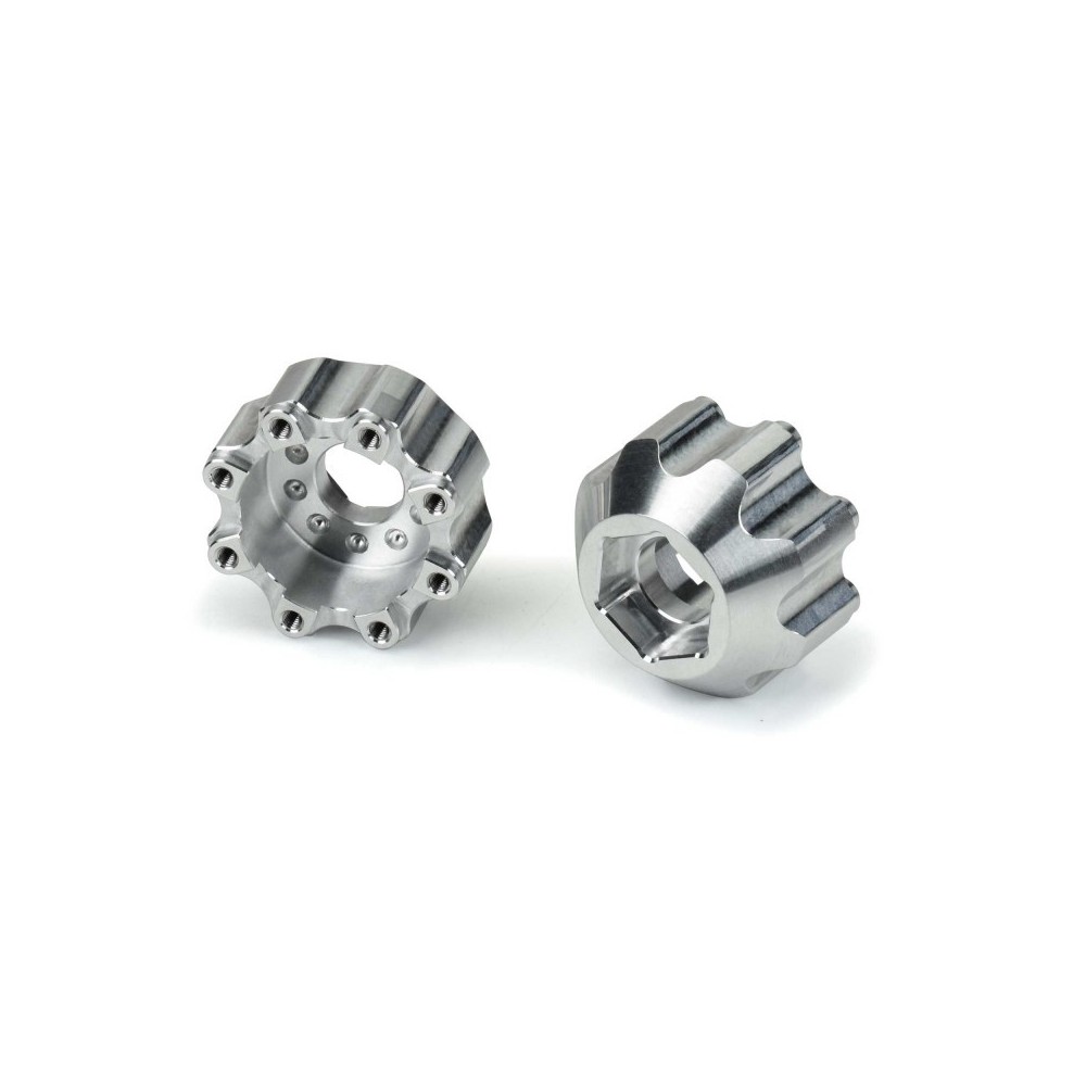 Adaptadores hexágono 8x32 a 17mm offset 1/2 aluminio Pro-line PRO635300 Adaptadores hexágono 8x32 a 17mm offset 1/2 aluminio Pro-line PRO635300