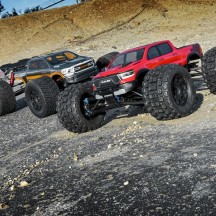 Neumáticos Badlands MX38 3.8 delantera trasera 17mm llantas negras Raid 1/8 Pro-line PRO1012710 (5)