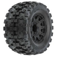 Pro-line 1-8 Badlands MX38 HP BELTED F-R 3.8 MT Mounted 17mm Black Raid PRO1016610