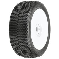 Pro-line 1-8 Buck Shot S3 Front-Rear Buggy Tires Mounted 17mm White PRO9062233