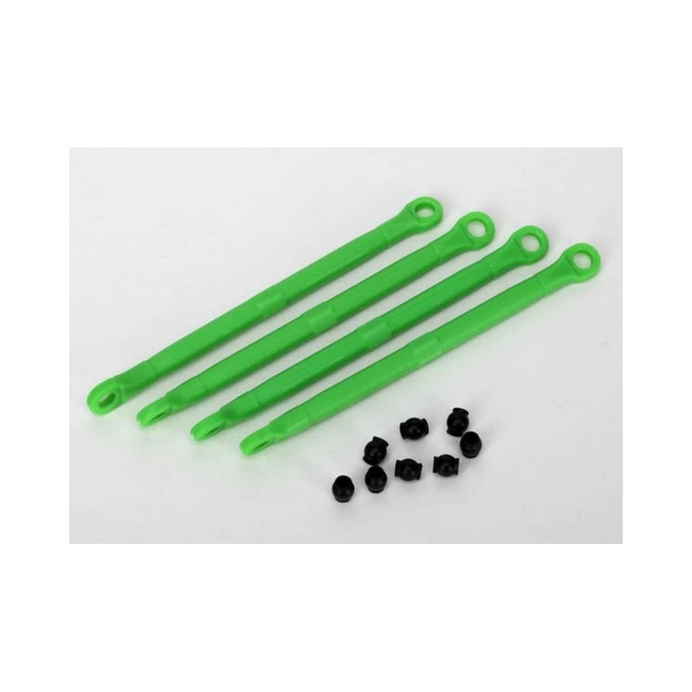 Varillas de convergencia compuesto moldeado verde 4 unidades con rótulas huecas Traxxas TRX7138G Varillas de convergencia compuesto moldeado verde 4 unidades con rótulas huecas Traxxas TRX7138G