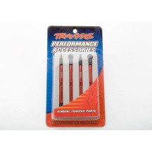 Varillas convergencia aluminio rojo ensambladas Traxxas TRX7138X