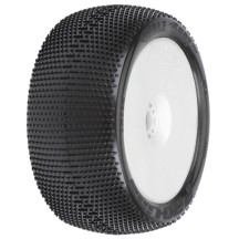 Ruedas Hole Shot S3 4.0 1/8 17mm blancas Truggy Pro-line