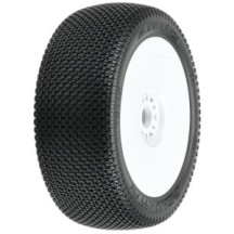 Pro-line 1-8 Slide Lock S3 Front-Rear Buggy Tires Mounted 17mm White PRO9064233