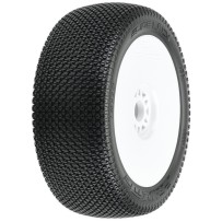 Pro-line 1-8 Slide Lock S3 Front-Rear Buggy Tires Mounted 17mm White PRO9064233
