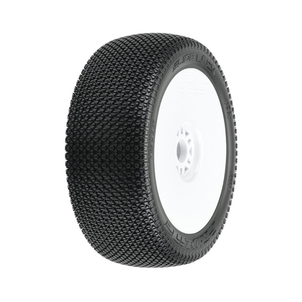 Pro-line 1-8 Slide Lock S3 Front-Rear Buggy Tires Mounted 17mm White PRO9064233 Pro-line 1-8 Slide Lock S3 Front-Rear Buggy Tires Mounted 17mm White PRO9064233