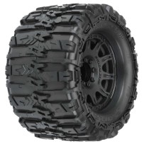 Pro-line 1-8 Trencher HP BELTED F-R 3.8 MT Tires Mounted 17mm Black Raid PRO1015510