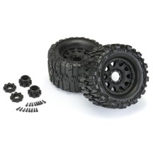 Pro-line 1-8 Trencher HP BELTED F-R 3.8 MT Tires Mounted 17mm Black Raid PRO1015510