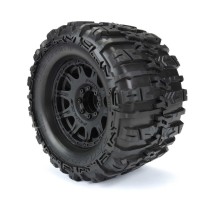 Pro-line 1-8 Trencher HP BELTED F-R 3.8 MT Tires Mounted 17mm Black Raid PRO1015510