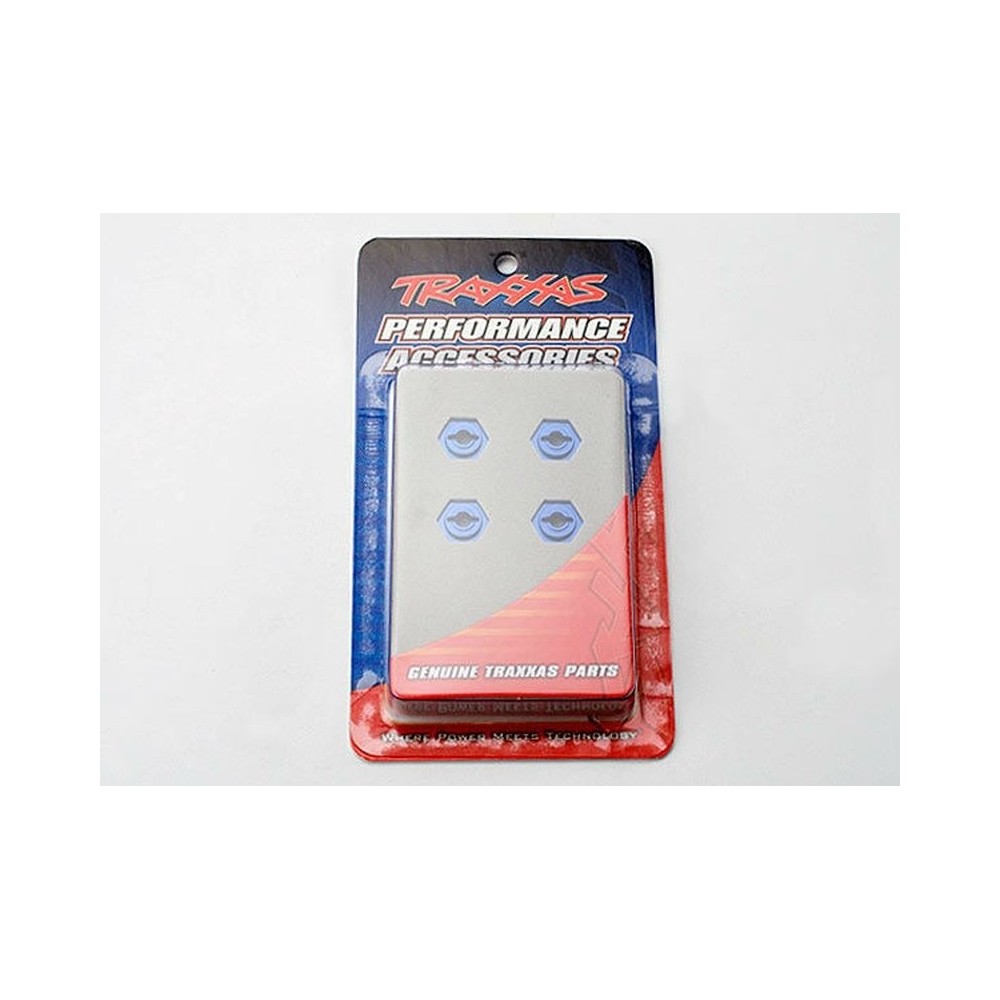 Traxxas Wheel hubs hex aluminum (4) (blue-anodized) TRX7154X Traxxas Wheel hubs hex aluminum (4) (blue-anodized) TRX7154X