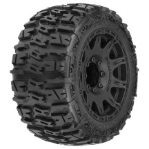 Pro-line 1-8 Trencher LP F-R 3.8 MT Tires Mounted 17mm Black Raid PRO1017510