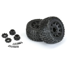 Pro-line 1-8 Trencher LP F-R 3.8 MT Tires Mounted 17mm Black Raid PRO1017510