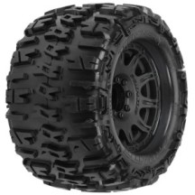 Pro-line 1-8 Trencher X F-R 3.8 MT Tires Mounted 17mm Black Raid PRO118410